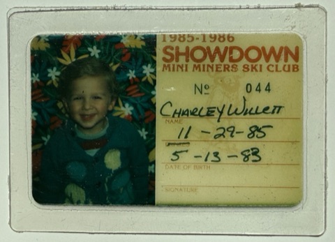 Charley Willett’s 1985-86 season pass