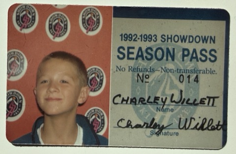 Charley Willett’s 1992-93 season pass