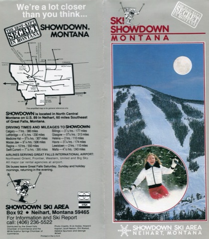 Showdown · The quad-fold trail map — page 1 of 4