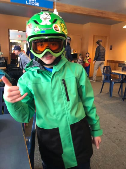 Kid Thumbs up — Brit Buchan
