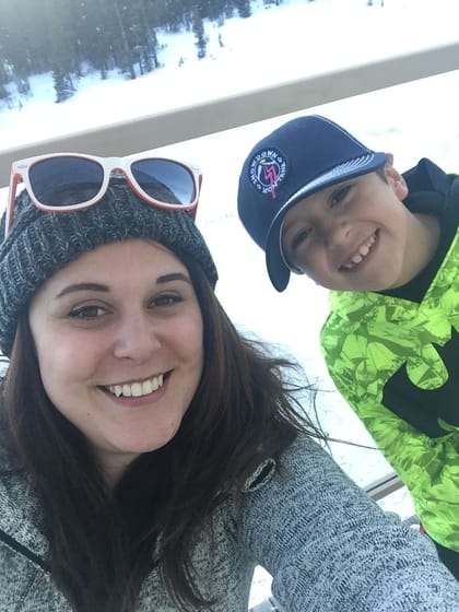 Mom and kid — Brit Buchan