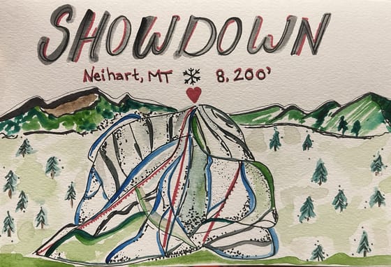 Showdown watercolor — Kip Kirol
